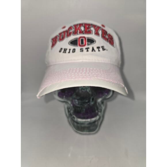 Ohio State Buckeyes Osu Hat Cap Pink Hat Lids Snapback College Football - Picture 1 of 7
